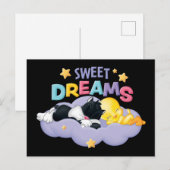 Baby SYLVESTER™ en TWEETY™ | Zoete dromen Uitnodiging Briefkaart (Voorkant / Achterkant)