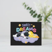 Baby SYLVESTER™ en TWEETY™ | Zoete dromen Uitnodiging Briefkaart (Staand voorkant)