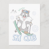 Baby SYLVESTER™ Skiclub Briefkaart (Voorkant)