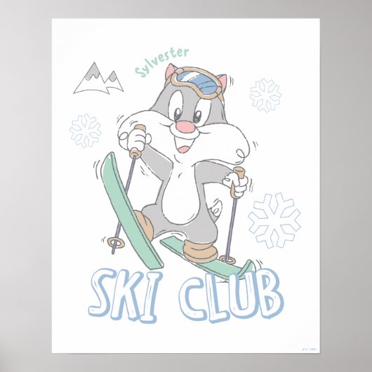Baby SYLVESTER™ Skiclub Poster (Voorkant)