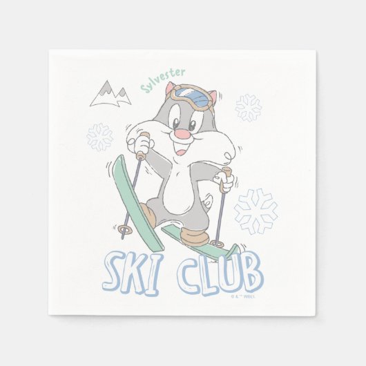 Baby SYLVESTER™ Skiclub Servet (Voorkant)