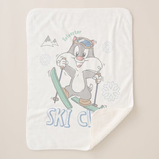 Baby SYLVESTER™ Skiclub Sherpa Deken (Voorkant)
