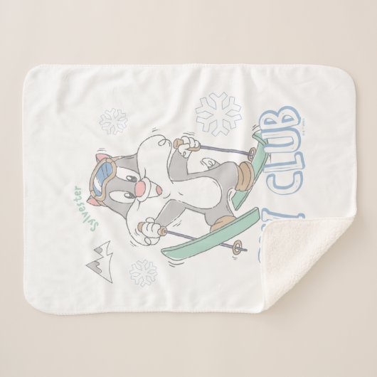 Baby SYLVESTER™ Skiclub Sherpa Deken (Voorkant (horizontaal))