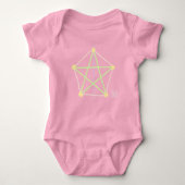 Baby-symmetriekunst Romper (Voorkant)