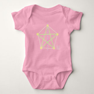 Baby-symmetriekunst Romper