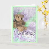 Baby-sympathie Kaart (Gele Bloem)