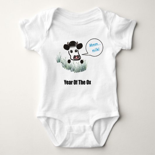 Baby T - Jaar van de Ox Romper (Voorkant)