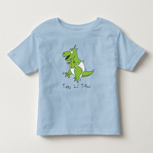 Baby T-Rex Dinosaur Dino Kinder Kinder Shirts (Voorkant)