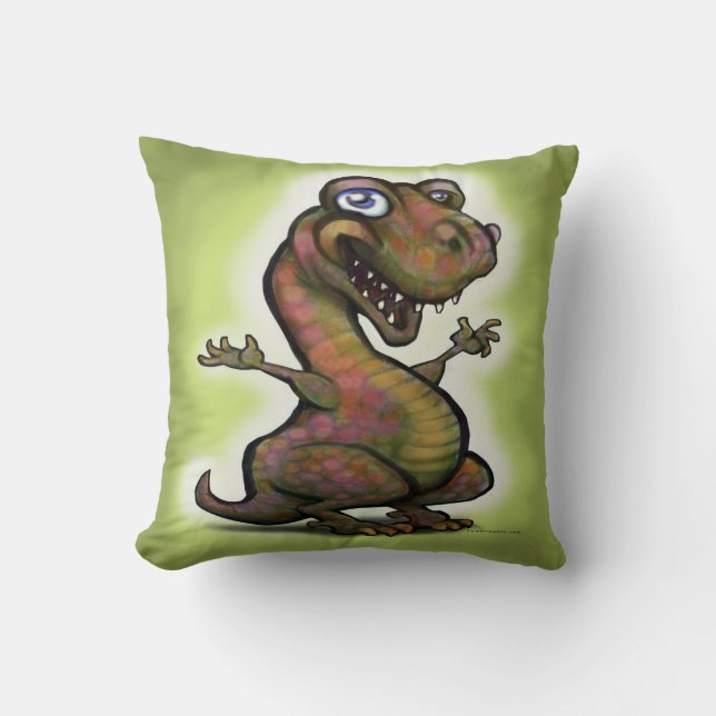 Baby T-Rex-Sierkussen Kussen (Voorkant)