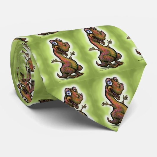 Baby T-Rex Stropdas (Opgerold)