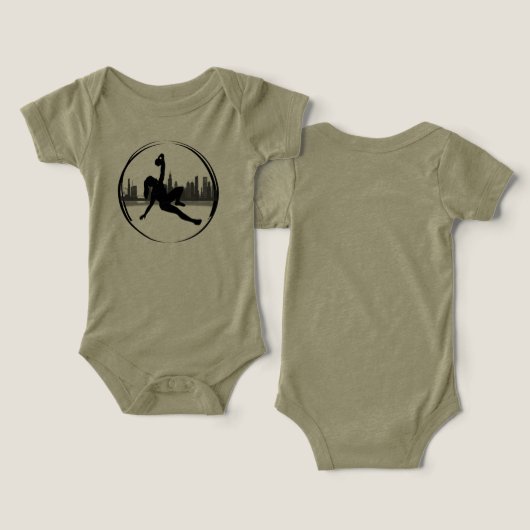 Baby T-shirt (Ontwerp Voorkant & Achterkant)