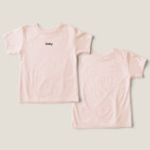 Baby t-shirt (Ontwerp Voorkant & Achterkant)
