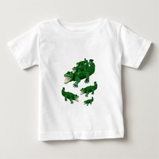 Baby T-shirt Alligator (Voorkant)