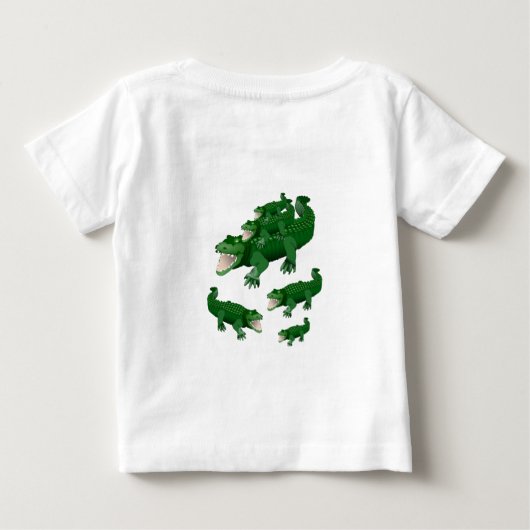 Baby T-shirt Alligator (Achterkant)