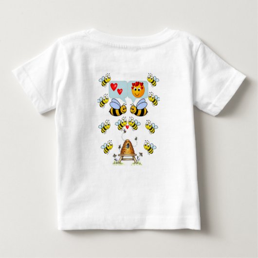 Baby T-shirt Bumblebee (Achterkant)