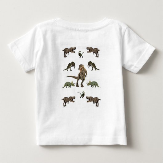 Baby T-shirt dinosaurus (Achterkant)
