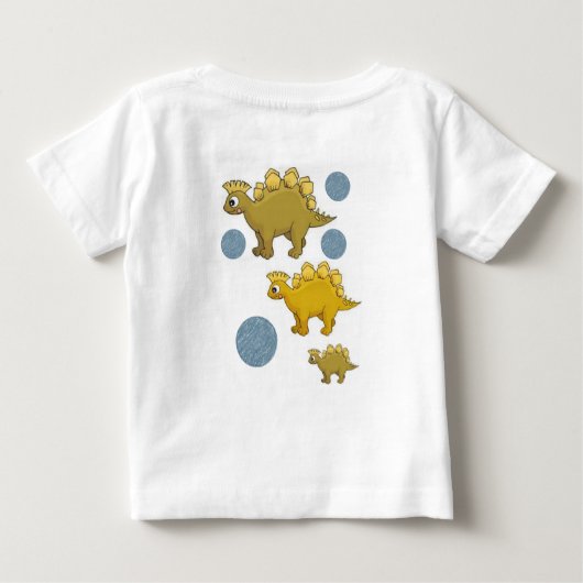 Baby T-shirt dinosaurus (Achterkant)