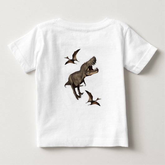 Baby T-shirt dinosaurus (Achterkant)