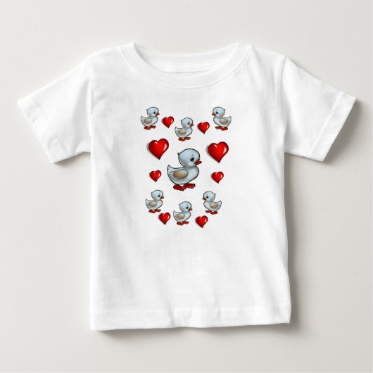 Baby T-shirt eend (Voorkant)