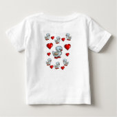 Baby T-shirt eend (Achterkant)
