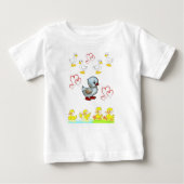 Baby T-shirt eend (Voorkant)