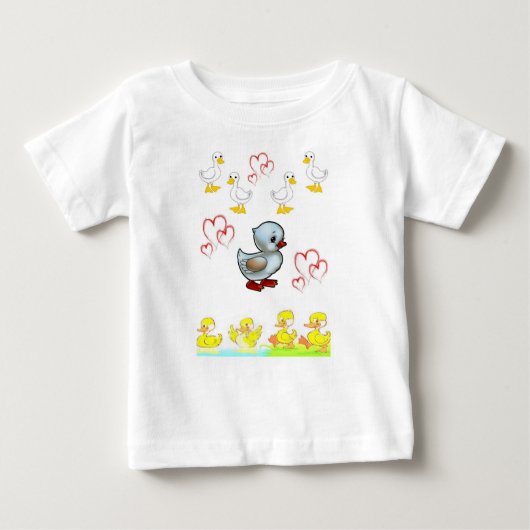 Baby T-shirt eend (Voorkant)