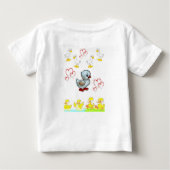 Baby T-shirt eend (Achterkant)