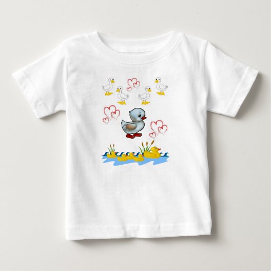 Baby T-shirt eend (Voorkant)
