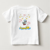 Baby T-shirt eend (Achterkant)