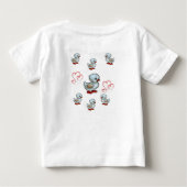 Baby T-shirt eend (Achterkant)