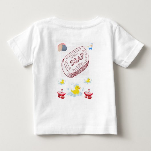Baby T-shirt eend (Achterkant)