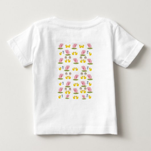 Baby T-shirt eend (Achterkant)