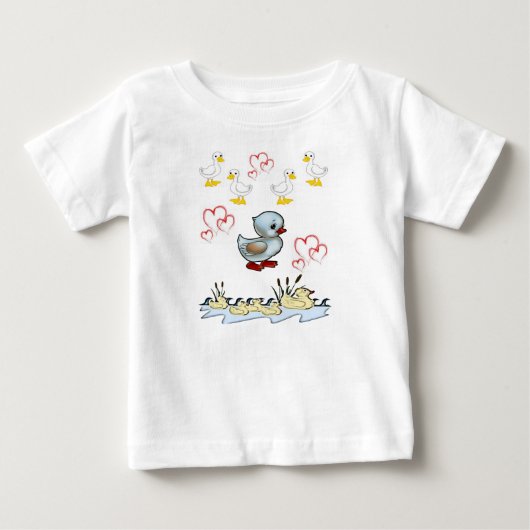 Baby T-shirt eend (Voorkant)