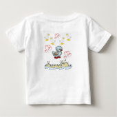 Baby T-shirt eend (Achterkant)