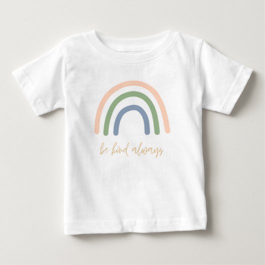 Baby t-shirt eenvoudig (Voorkant)