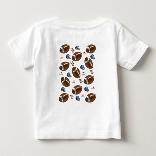 Baby T-shirt Football (Achterkant)