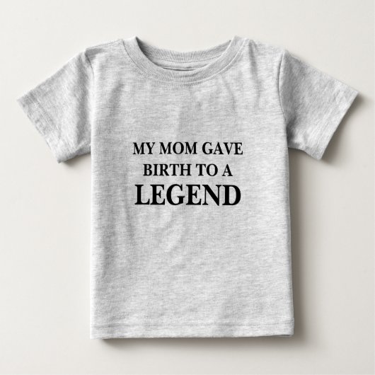 Baby T-shirt - Geboorte van een Legende (Voorkant)