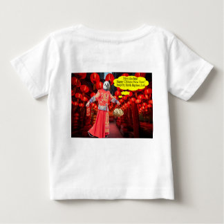 baby t-shirt. Gelukkig Chinees Nieuwjaar. panda/ma