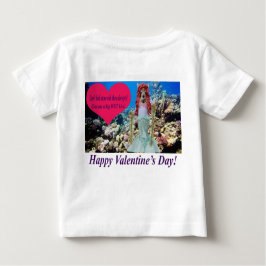 baby t-shirt. Gelukkige Valentijnsdag. doe/zeemeer