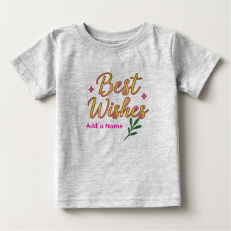 Baby T-shirt – Gepersonaliseerd met naam