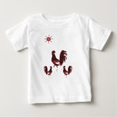 Baby T-shirt haan (Voorkant)