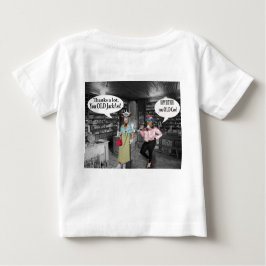 baby t-shirt. Happy Birthday koe en Jackass