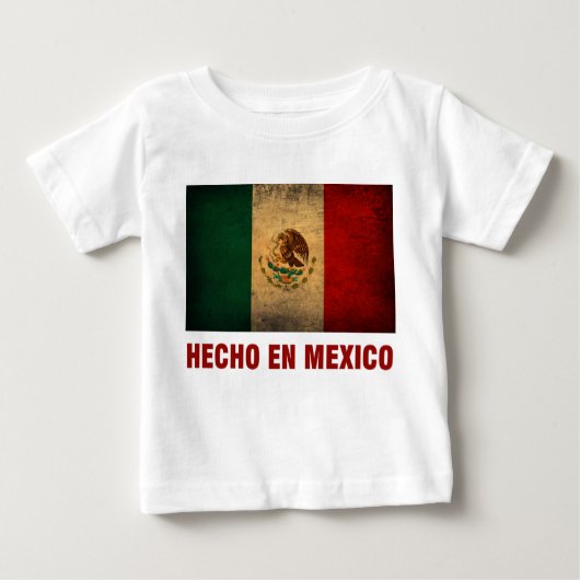 Baby T-Shirt - Hecho en Mexico Flag (Voorkant)