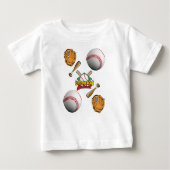 Baby T-shirt honkbal (Voorkant)