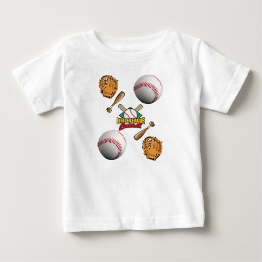 Baby T-shirt honkbal (Voorkant)