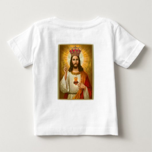 Baby T-shirt Jesus (Achterkant)