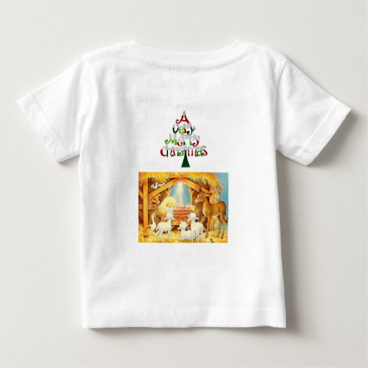 Baby T-shirt Jesus (Achterkant)