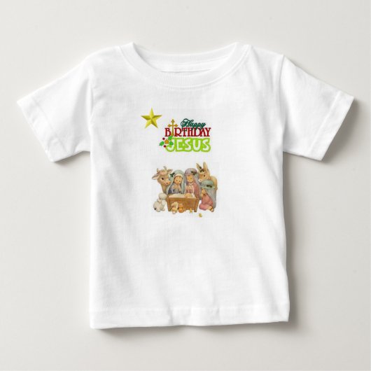 Baby T-shirt Jesus (Voorkant)