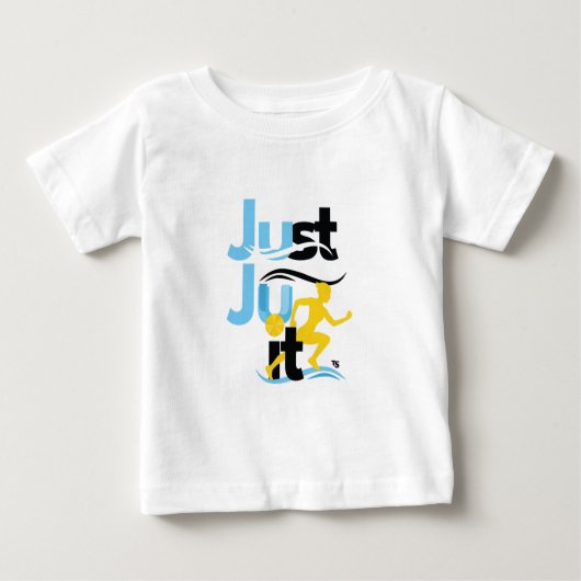 Baby T-shirt "Just Ju It" (Voorkant)