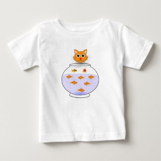 Baby T-shirt kat (Voorkant)